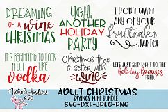 Adult Christmas Sayings svg mini bundle Product Image 1