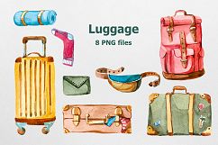 Watercolor travelling by car Product Image 3