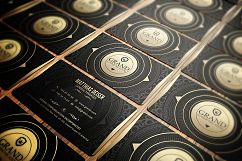 Gold And Black Business Card Product Image 3