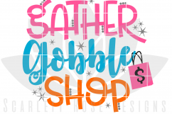 Gather Gobble Shop SVG Product Image 2