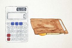 Watercolor Money Clipart Money Clip Art, Dollar Clipart Product Image 4