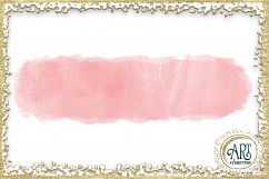 Brush Strokes in Blush Pink - Pink Glitter - Digital Clipart 24 of beautiful PNG files Product Image 21