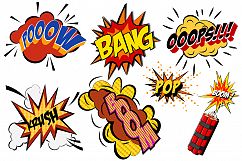 Comics pop art signs set_Vol.1 Product Image 2