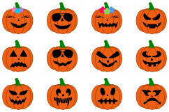 Halloween SVG Pumpkin SVG Halloween Pumpkin SVG DXF PNG EPS Product Image 1