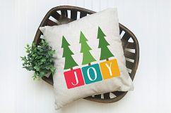 Joy SVG - Christmas SVG Cut File - DXF PNG EPS JPG PDF AI Product Image 3