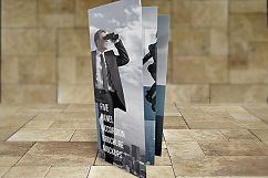 8.5x14&quot; Five-panel accordion mockups Product Image 2