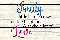 Family quote svg cutting files,love quote svg cutting file Product Image 3