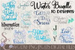 Winter SVG Bundle 10 Designs Product Image 1