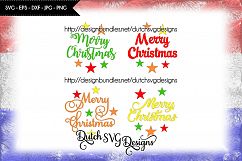4 Text cutting files Merry Christmas, christmas svg Product Image 2