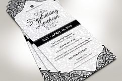 Black White Luncheon Flyer Template Product Image 3