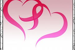 Breast Cancer ribbon svg files - Breast Cancer awareness SVG files  Product Image 3