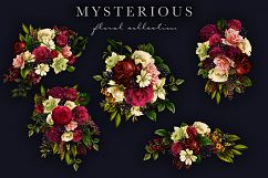 Mysterious Floral Collection Clip Art Graphics Product Image 4