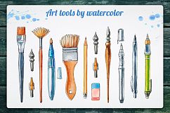 Art tools by watercolor Product Image 1