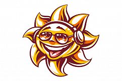 Happy Sun Vector Art | 3 Versions Product Image 5