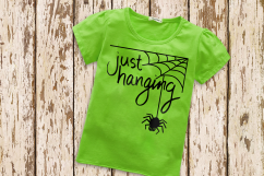 Just Hanging Halloween Spider SVG Design Product Image 1