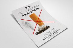 No Smoking Campaign Flyer Template Product Image 2