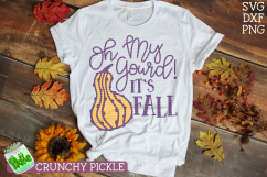 Oh My Gourd It&#039;s Fall SVG Product Image 1