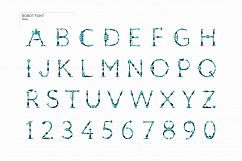 Robot font + Bonus Robots knights Product Image 5