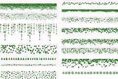 Christmas Glitter Borders PNG Overlays Product Image 4