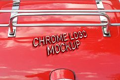 Chrome Font Logo Mockup Product Image 1