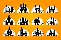 Halloween set of castles Product Image 1