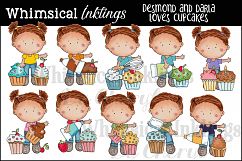 Desmond and Darla Love Cupcakes ToothClipart Collection Product Image 1
