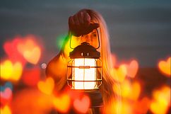 Romantic Heart Bokeh Photo Overlays Product Image 5