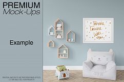 Kids Room - Wall &amp; 90 Custom Frames Product Image 11