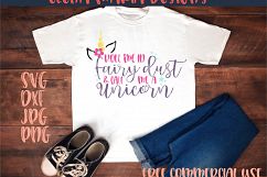 Unicorn SVG, Fairydust Svg, PNG, Cricut Silhouette, JPG  Product Image 2