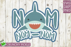 Nom Nom Shark SVG Product Image 3