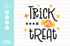 Trick or Treat SVG DXF EPS PNG Product Image 1