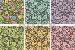 Floral Digital Paper, Flower Seamless pattern, Scrapbook Product Image 3