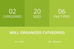 100 Women &amp; Kids Glyph Inverted Icons Product Image 3