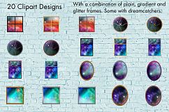 Portals - 20 Starry Window Clipart Designs Product Image 2