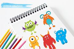 Monster Mania graphics and illustrations Product Image 3