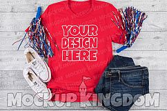 Unisex Crew Neck Shirt Mockup, Bella Canvas Mockup Product Image 1