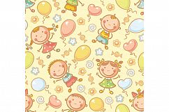 Happy Cartoon Kids Bundle, children doodle, kids doodle Product Image 17