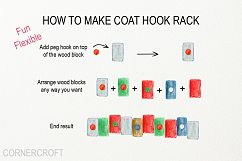 Hand Painted Watercolor Christmas Jumpers on Hooks Clipart Product Image 2