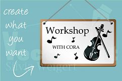 Violin Music Instrument - Cut File for Crafters Product Image 2