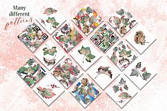 Leaves currant PNG watercolor set Product Image 8