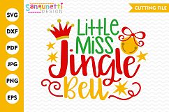 Christmas SVG, jingle bell svg, winter svg Product Image 1