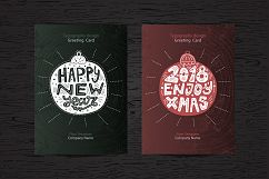 New Year cards&amp;Typography Product Image 2