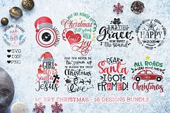 Merry Christmas Cut Files - Christmas Bundle Product Image 2