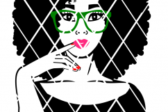 Sarah finger, Afro woman,Nubian ,black Woman svg,Black G Product Image 2