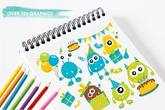 Monster Birthday Boys graphics and illustrations Product Image 3
