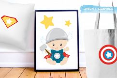 Superhero Baby  graphics and illustrations Product Image 5