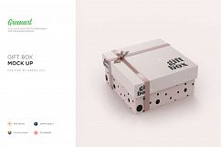 Large Carton Gift Box Mockup Product Image 1