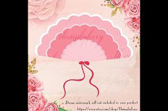 100 Hand Fan Clip Arts, Princess Fans, Antique European Fans Product Image 2