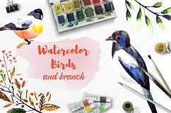 Watercolor Birds Product Image 1