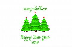 AA31- Christmas Trees and ,Year-2019-SVG cut file Bundle Product Image 7